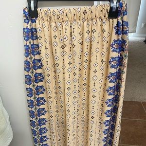 Boho maxi skirt